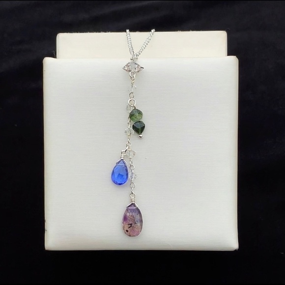 Hand Made Gemstone Cham Necklace - Picture 3 of 9